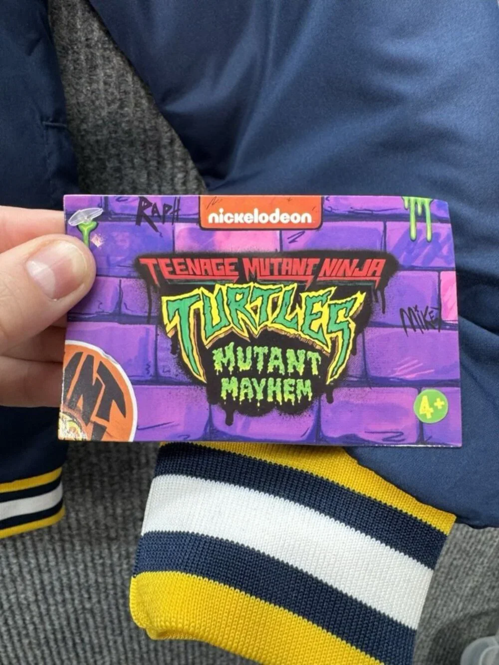 Teenage Mutant Ninja Turtles Jacket Boys Kids 10/12 Mutant Mayhem TMNT Bomber